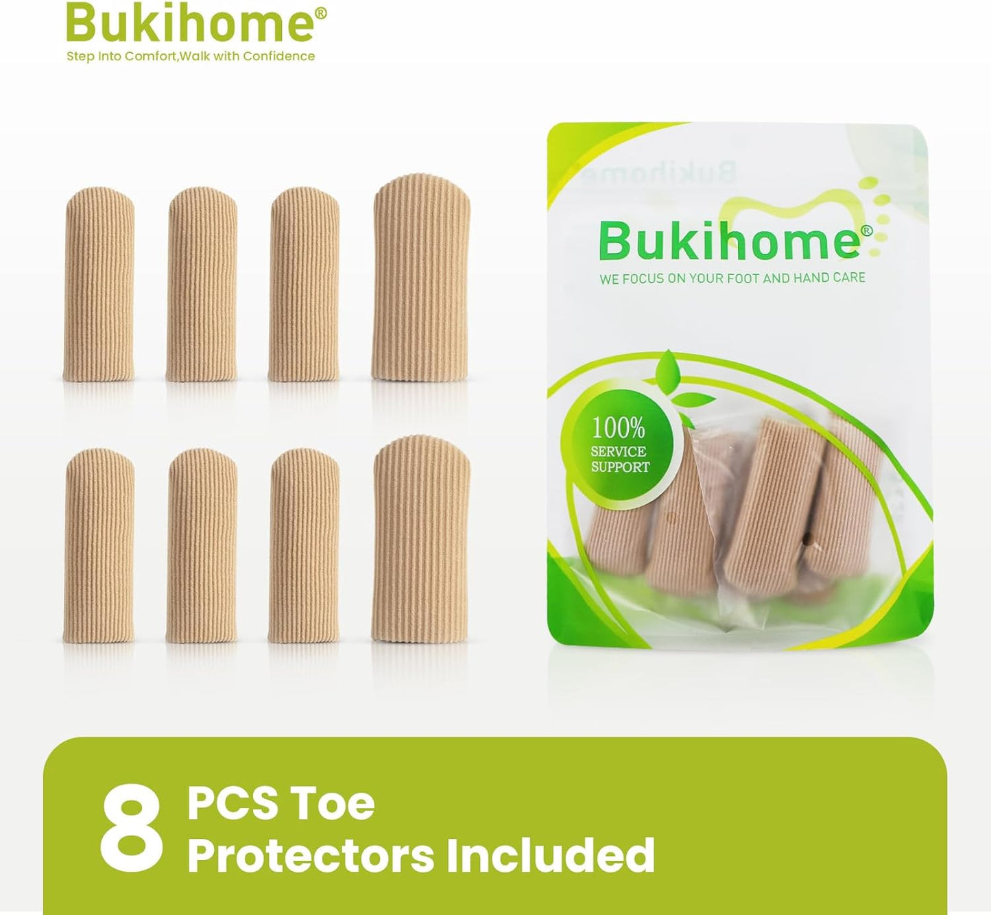 Bukihome 8 PCS Toe Protectors