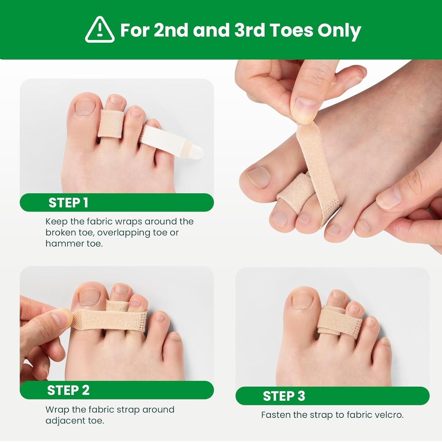 Bukihome Hammertoe Corrector Toe Wrap