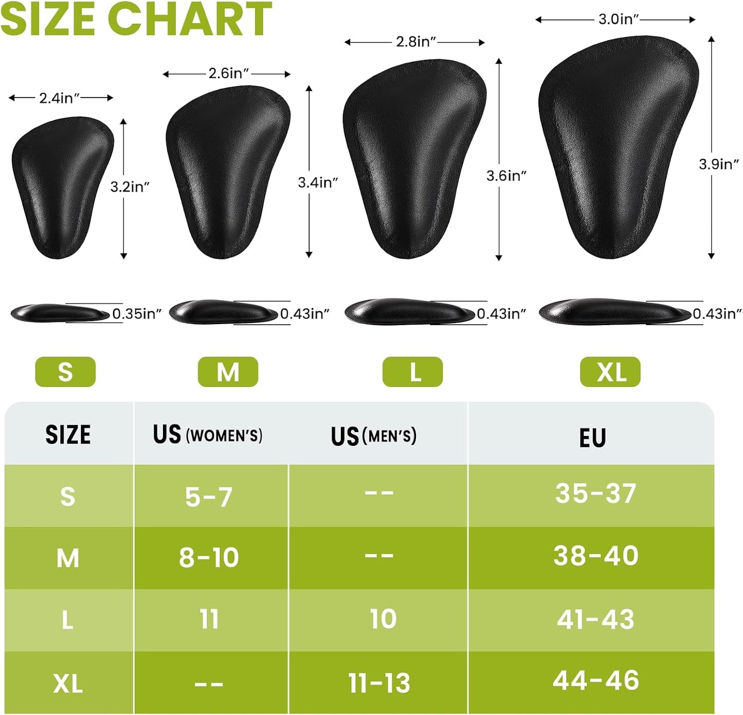 Bukihome Metatarsal Pads