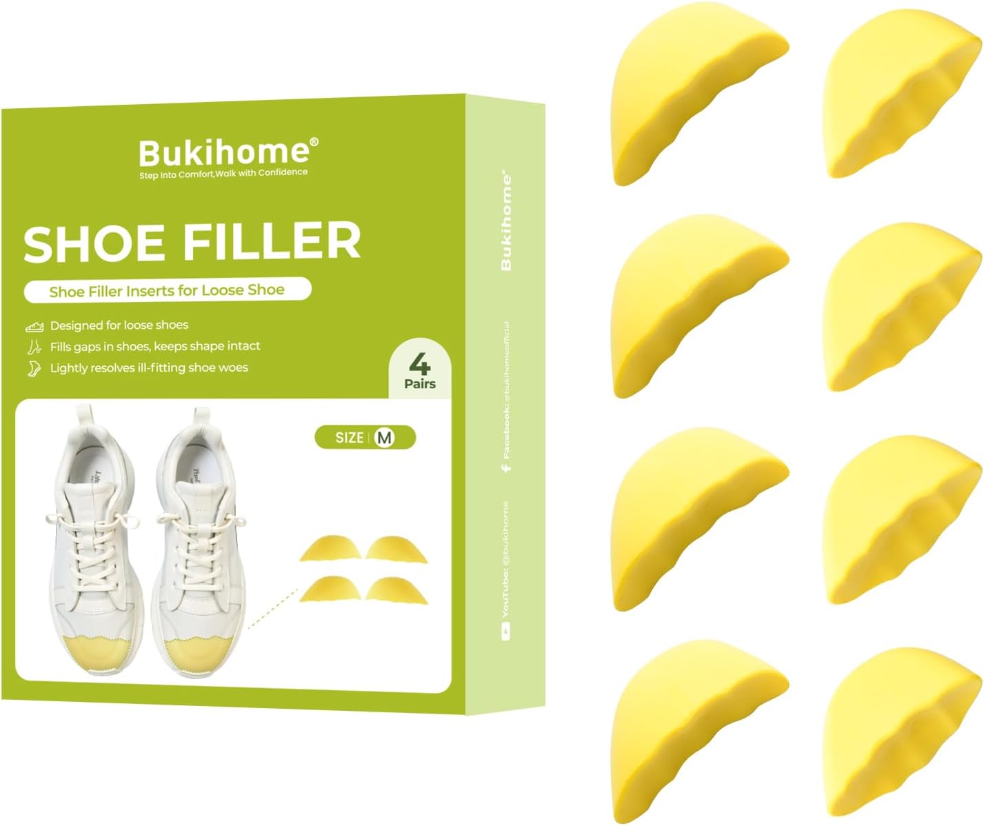 Bukihome Shoe Filler Insert