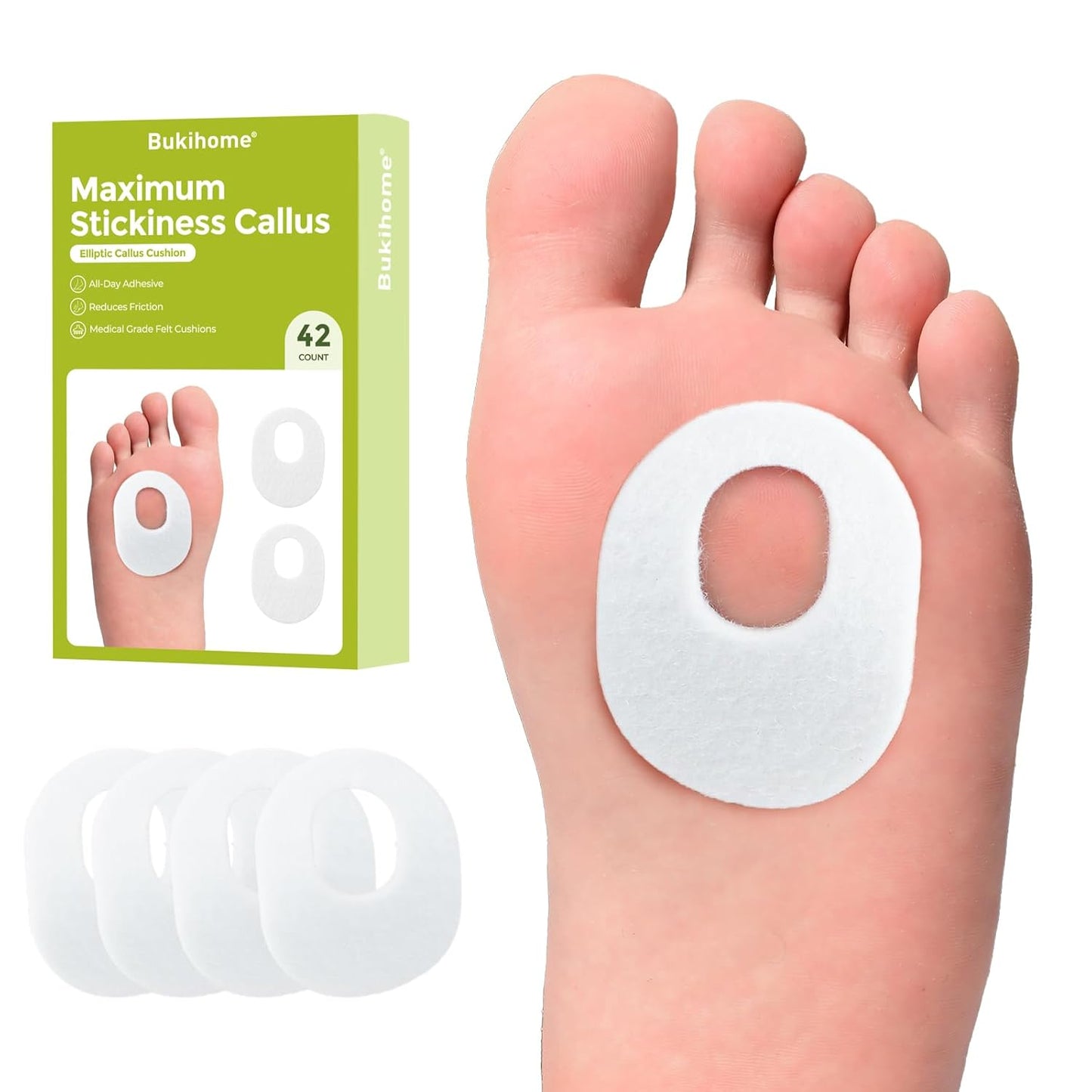 Bukihome Callus Cushions