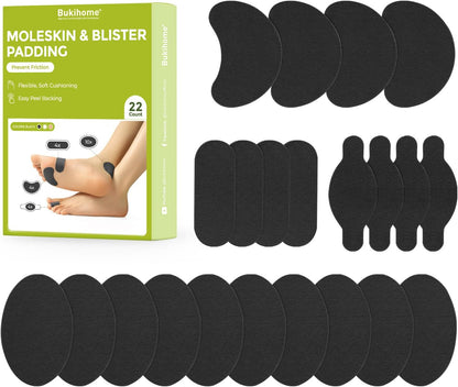 Bukihome Moleskin Blister Pads