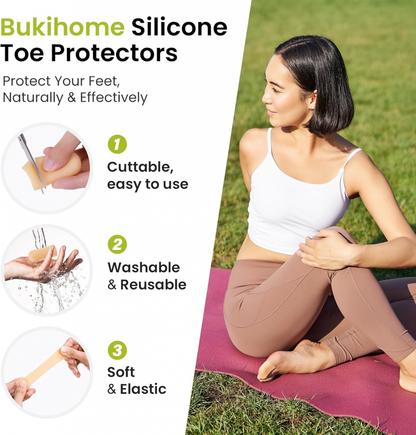 Bukihome Silicone Toe Protectors