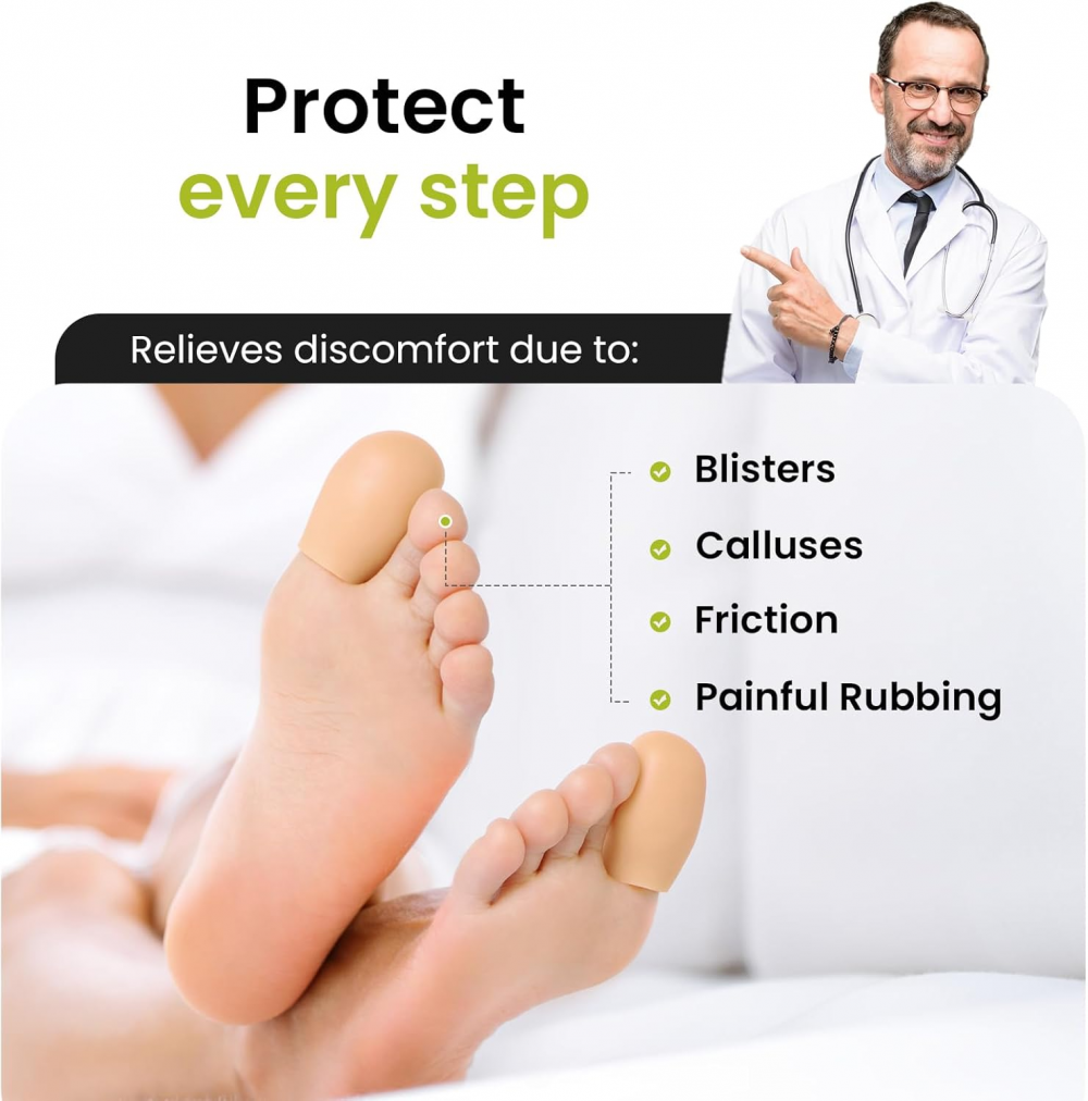 Bukihome Silicone Toe Protectors