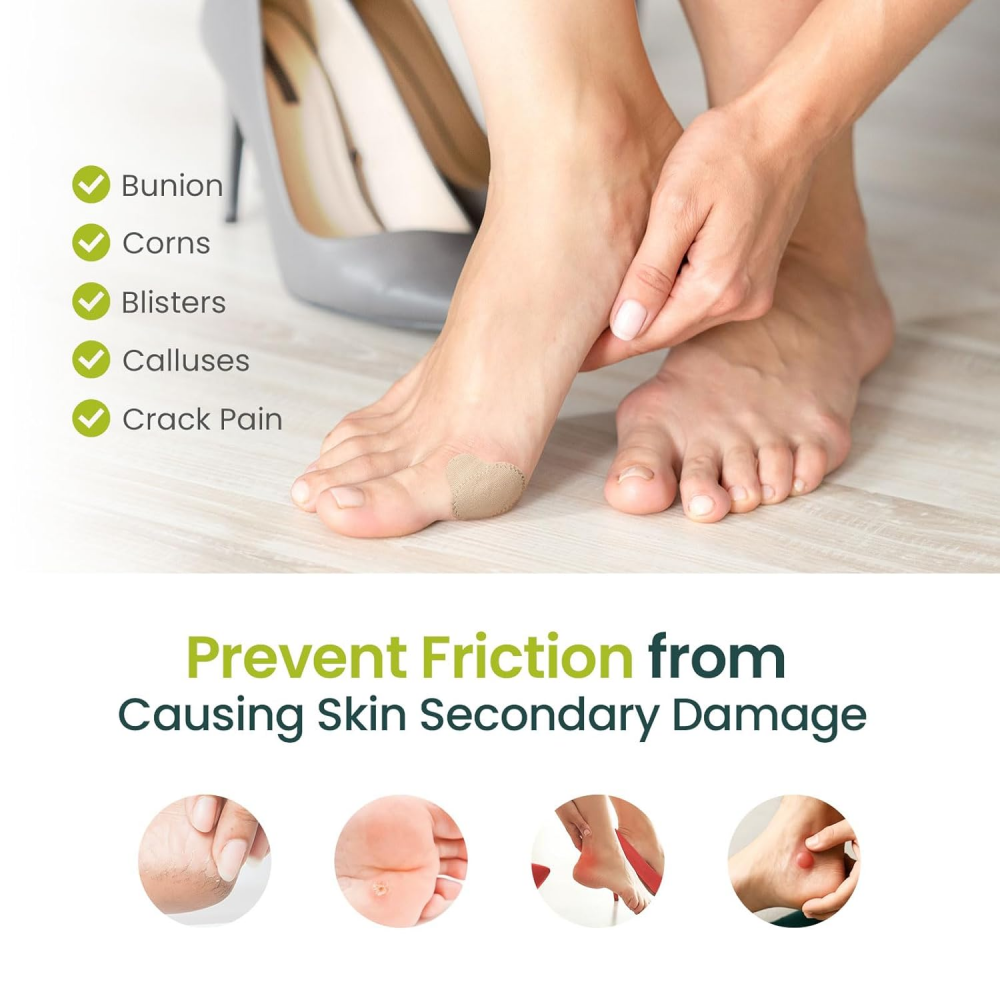 Bukihome Bunion Pads to Wear with Shoes