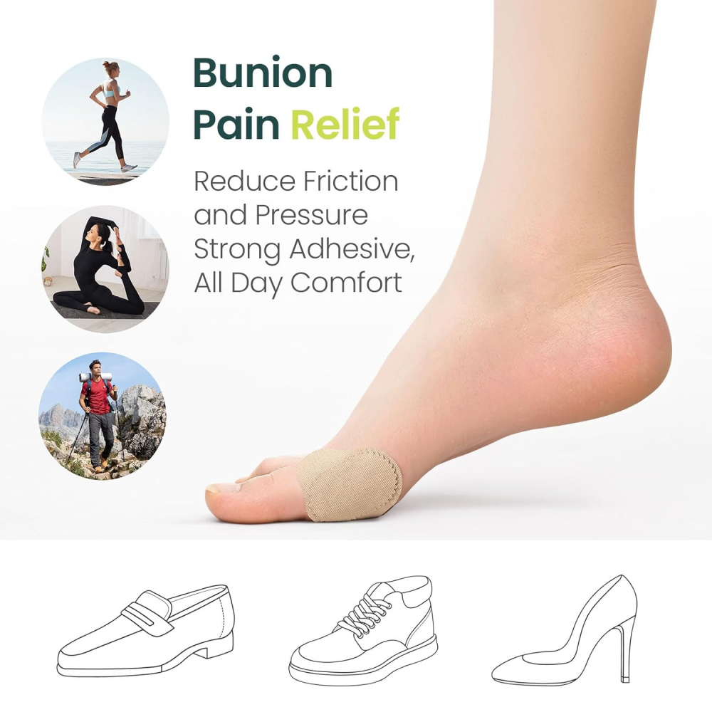Bukihome Bunion Pads to Wear with Shoes