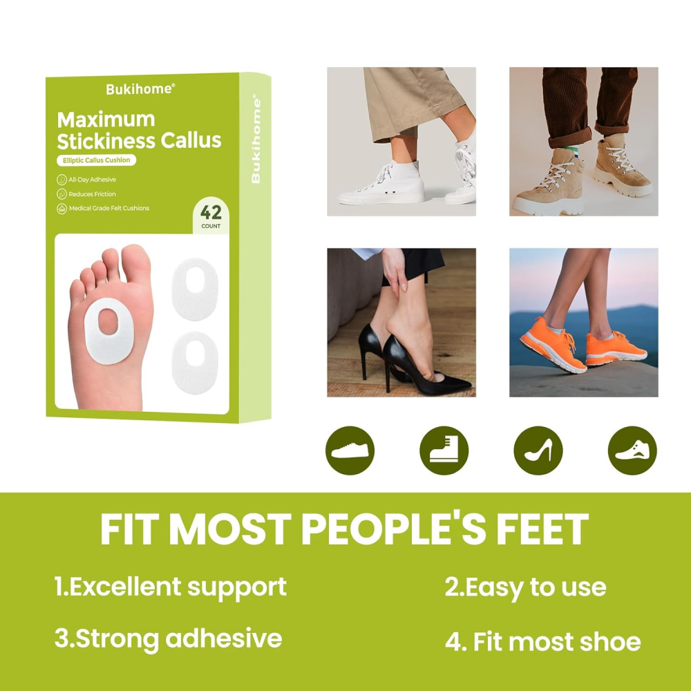Bukihome Callus Cushions