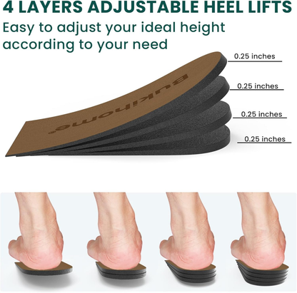 Adjustable Heel Lift Inserts for Shoes