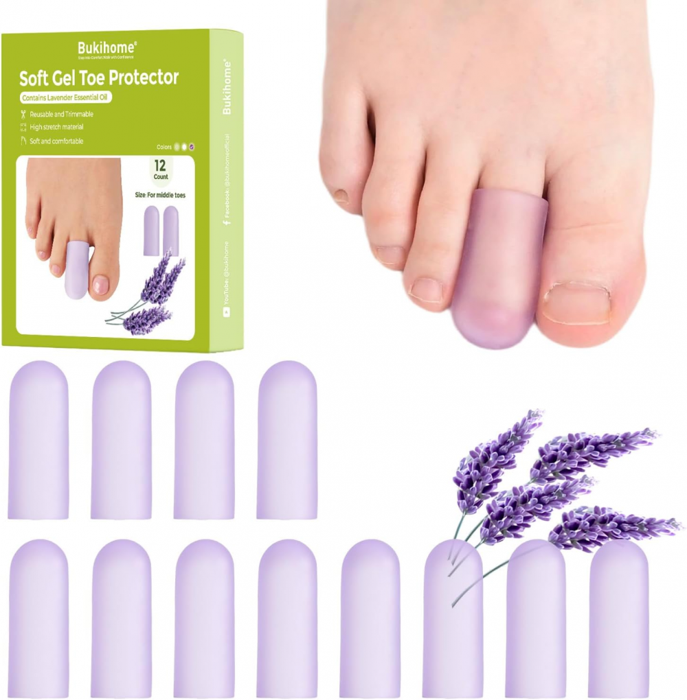 Bukihome Silicone Toe Protectors