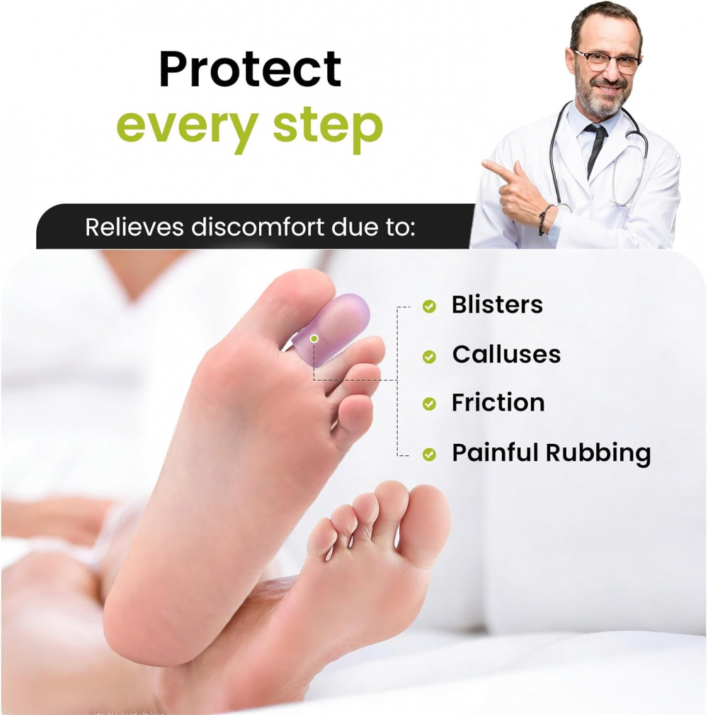 Bukihome Silicone Toe Protectors