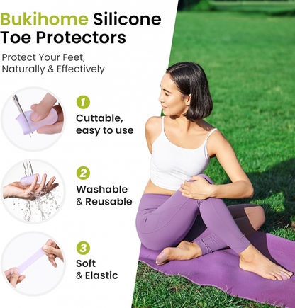 Bukihome Silicone Toe Protectors