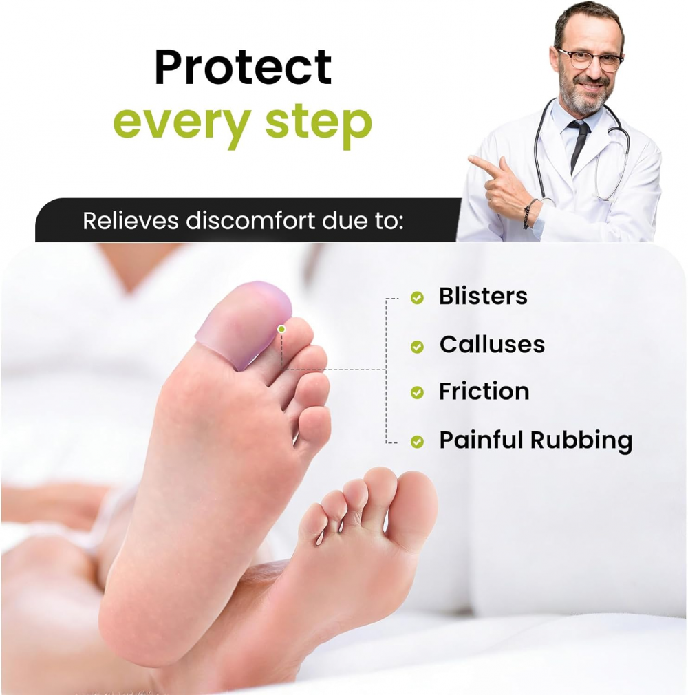 Bukihome Silicone Toe Protectors