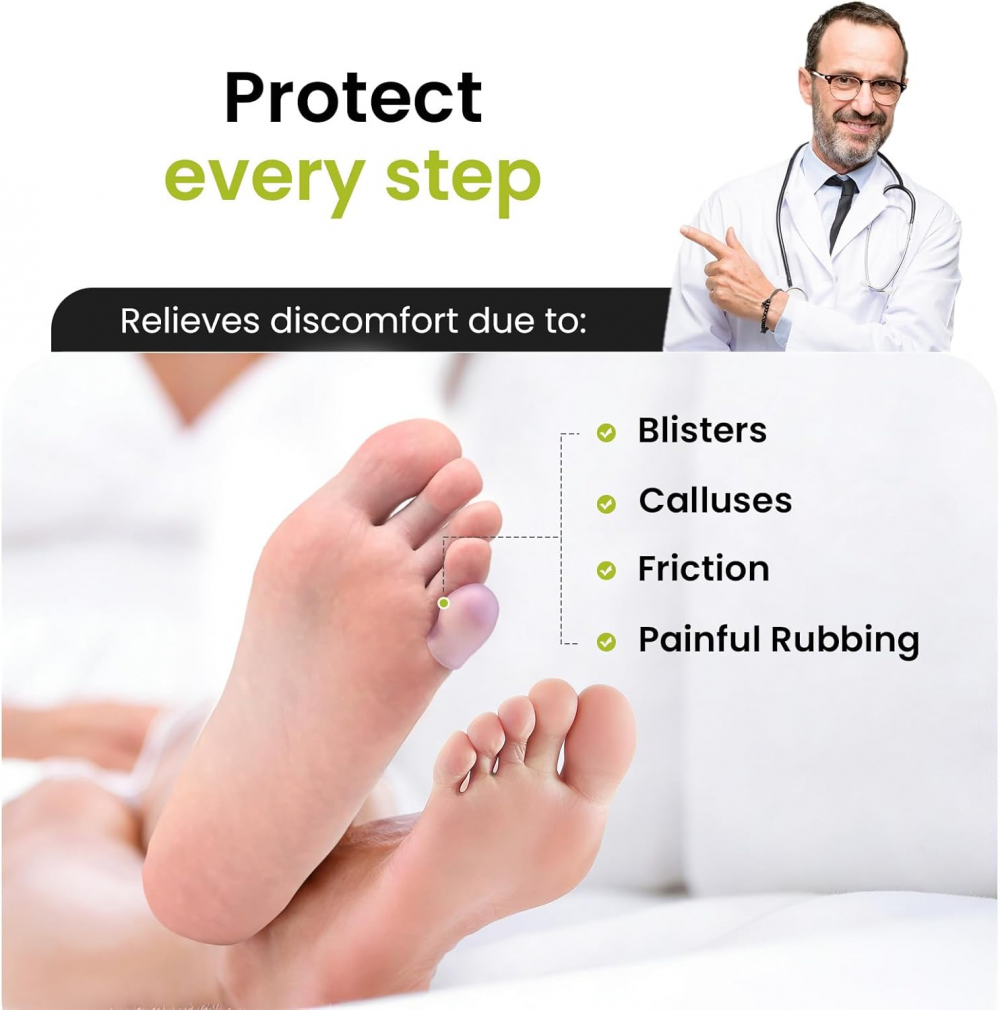 Bukihome Silicone Toe Protectors