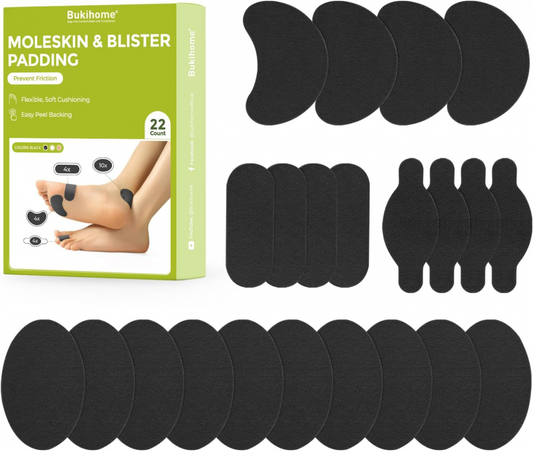 Bukihome Moleskin Blister Pads