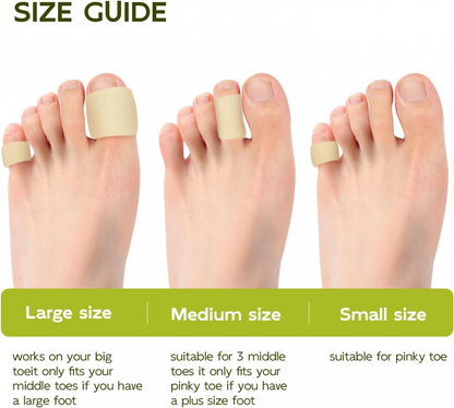 Bukihome Cuttable Toe Tubes Sleeves
