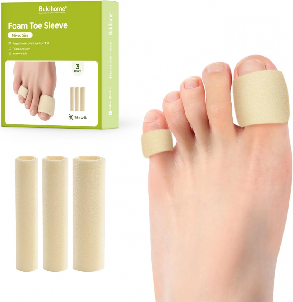 Bukihome Cuttable Toe Tubes Sleeves