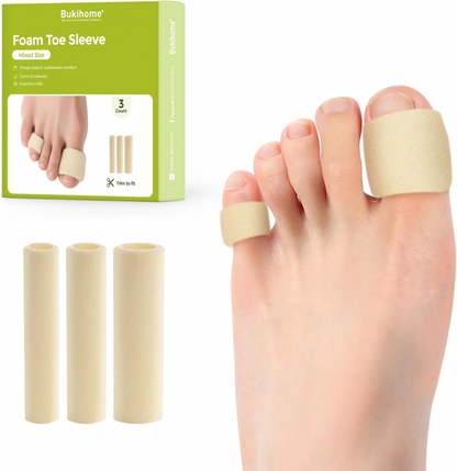 Bukihome Cuttable Toe Tubes Sleeves