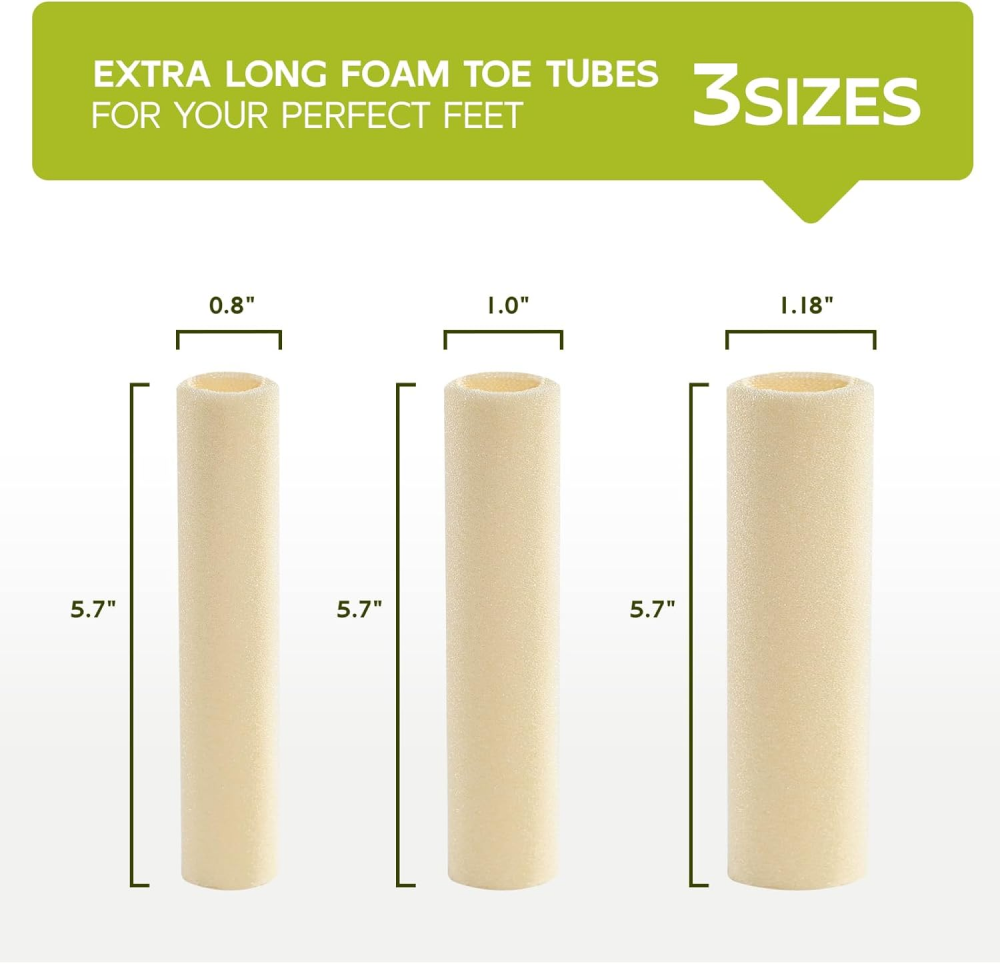 Bukihome Cuttable Toe Tubes Sleeves