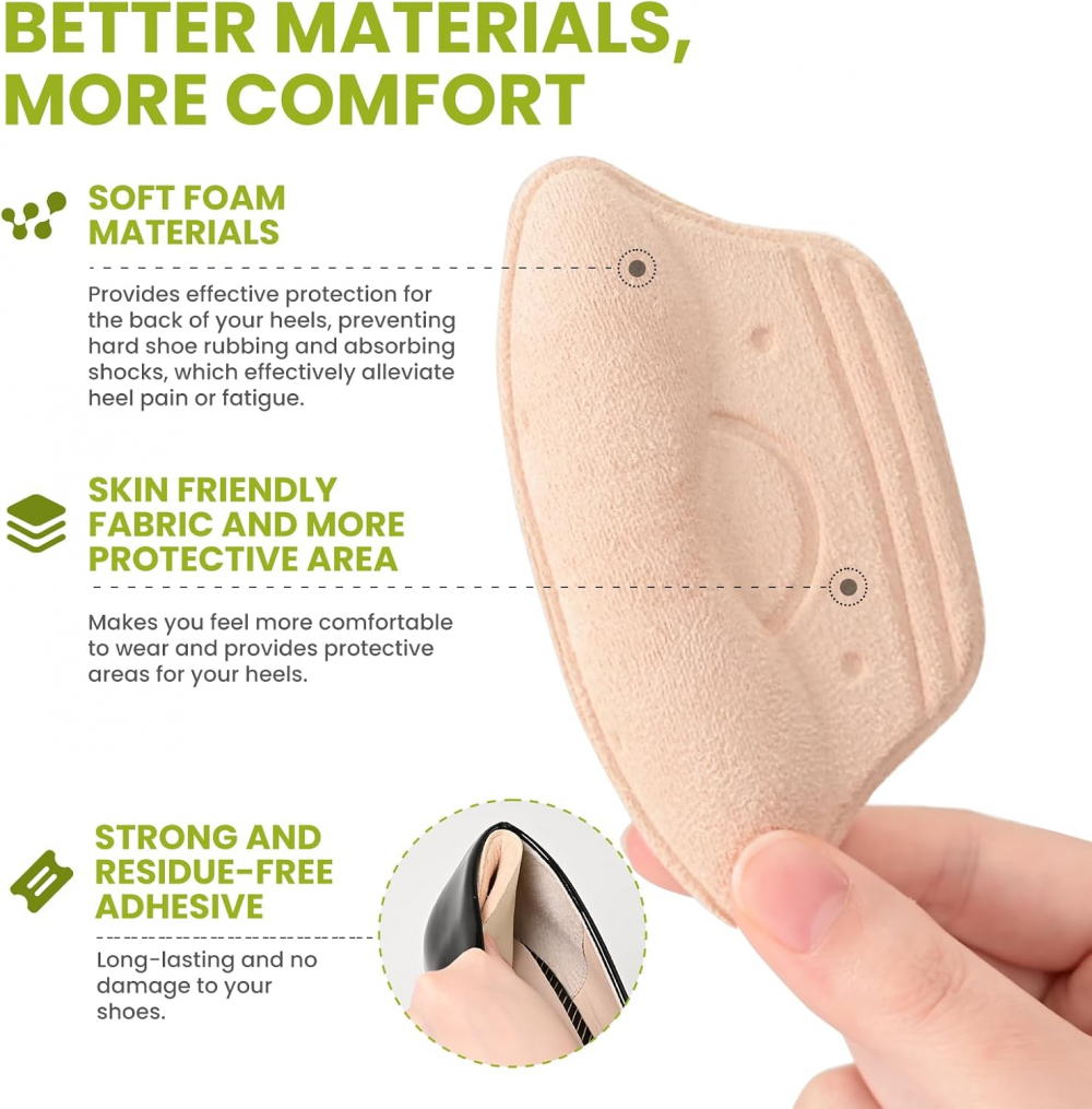 Bukihome Heel Grips Pads
