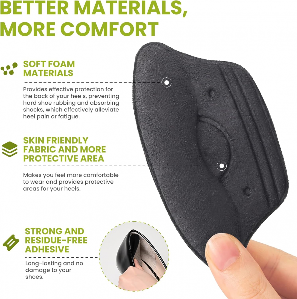 Bukihome Heel Grips Pads