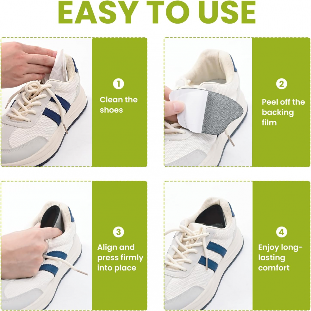 Bukihome Heel Grips Pads