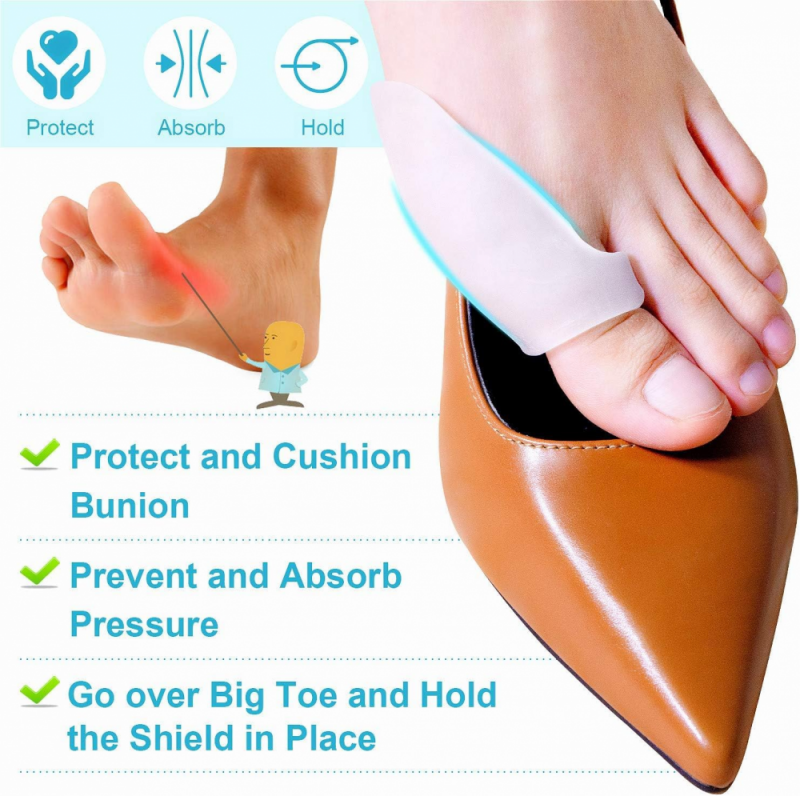 Bukihome 6 Pack Gel Bunion Shield