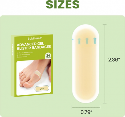 Bukihome Gel Hydrocolloid Bandage Pads