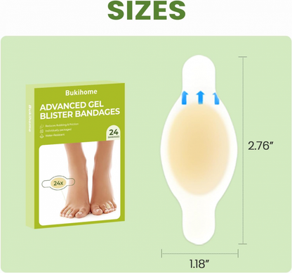 Bukihome Gel Hydrocolloid Bandage Pads