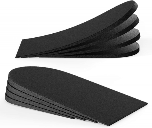 Adjustable Heel Lift Inserts for Shoes, Black