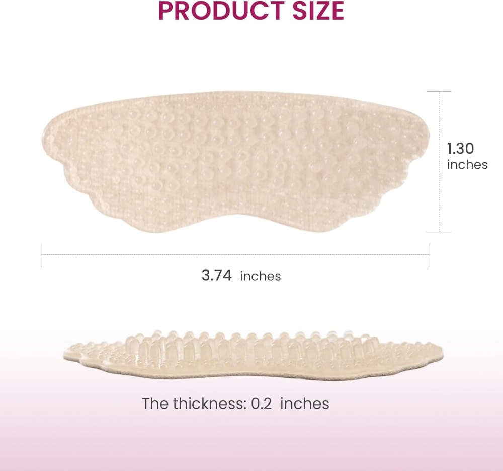 Bukihome Gel Heel Grips 3 Pairs