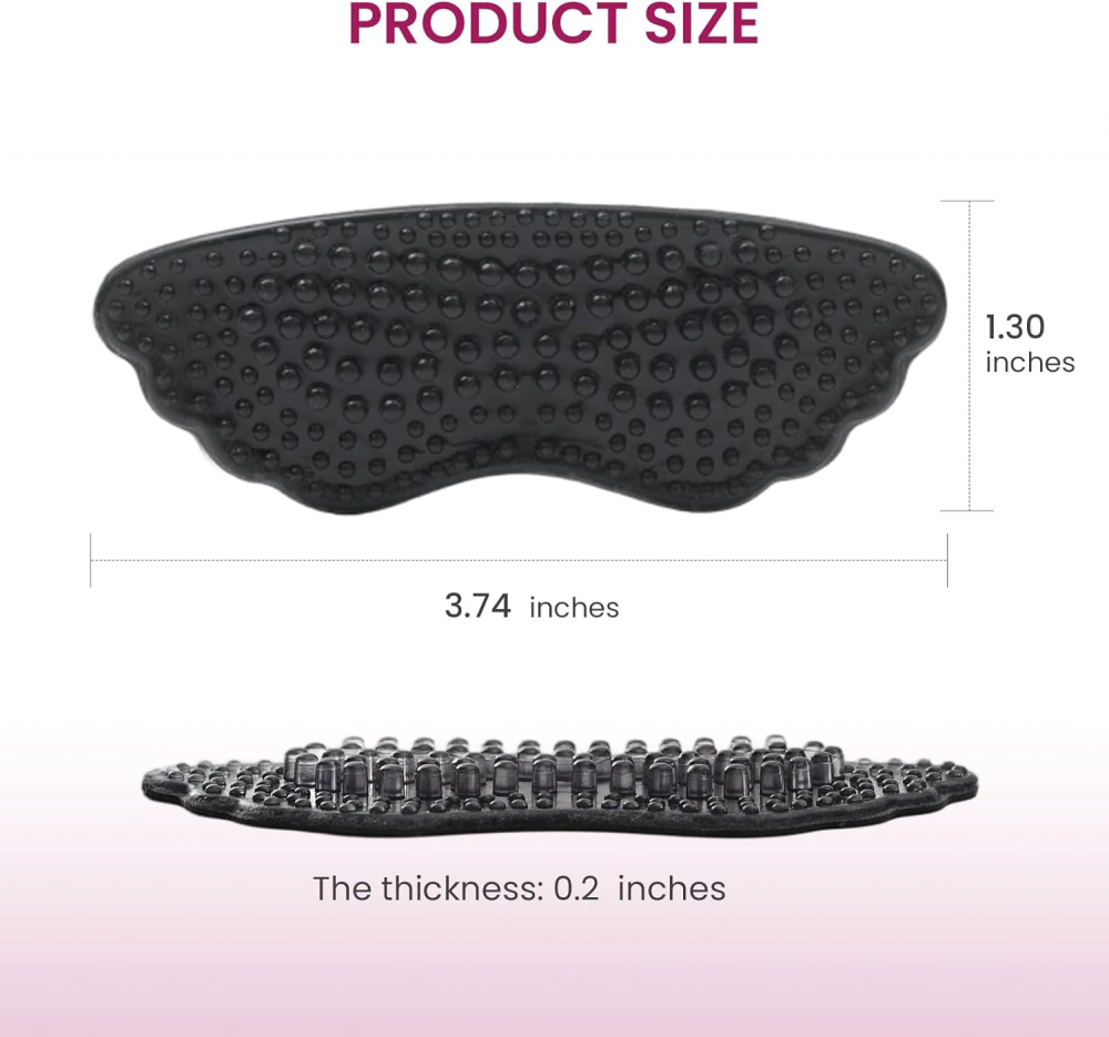 Bukihome Gel Heel Grips 3 Pairs