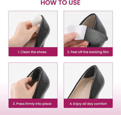 Bukihome Gel Heel Grips 3 Pairs
