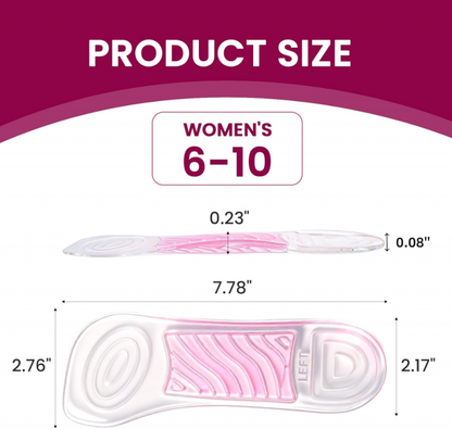 3/4 High Heels Inserts (Women's 6-10)