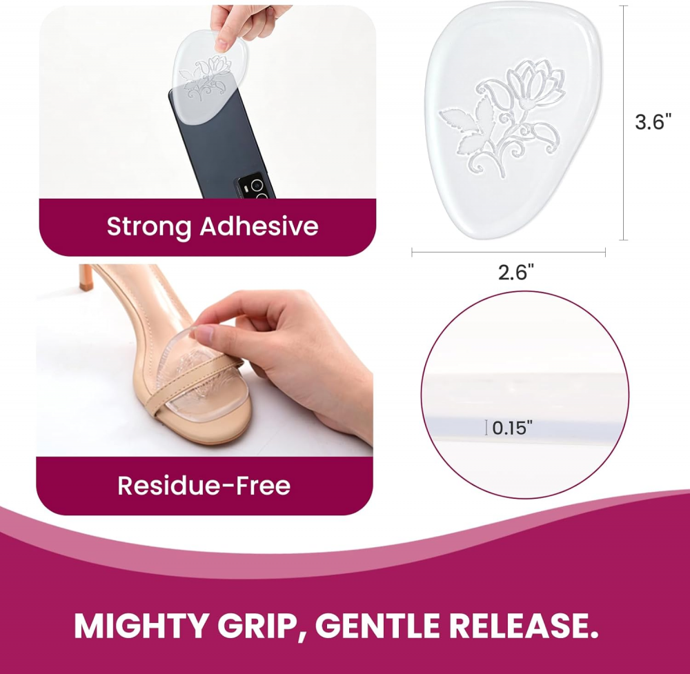 Bukihome Soft Gel Metatarsal Pads