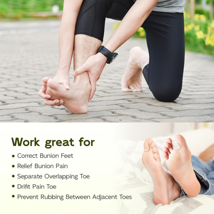 Bukihome 12 Pack Gel Toe Separators