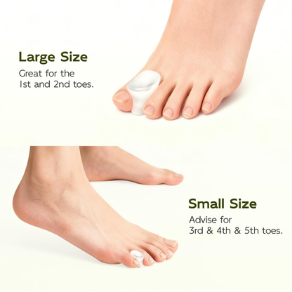 Bukihome 12 Pack Gel Toe Separators