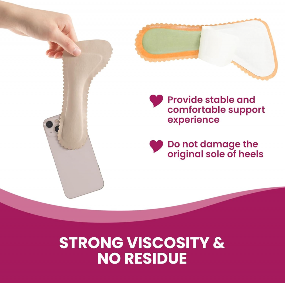 High Heel Cushion Inserts 3/4 Invisible Insoles
