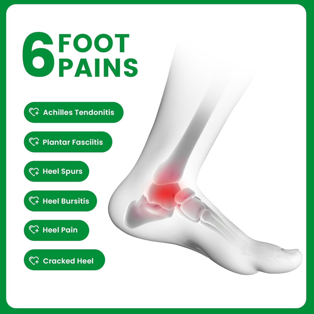 Bukihome Plantar Fasciitis Gel Heel Protectors