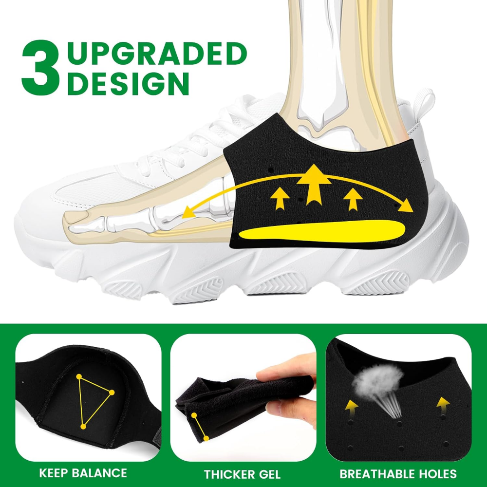 Bukihome Plantar Fasciitis Gel Heel Protectors