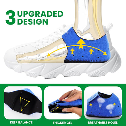 Plantar Fasciitis Gel Heel Protectors Blue